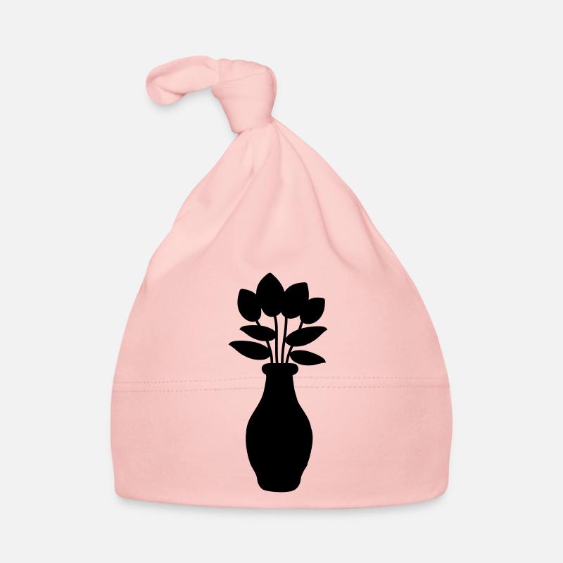 Contour silhouette belles tulipes Bonnet bio Bébé