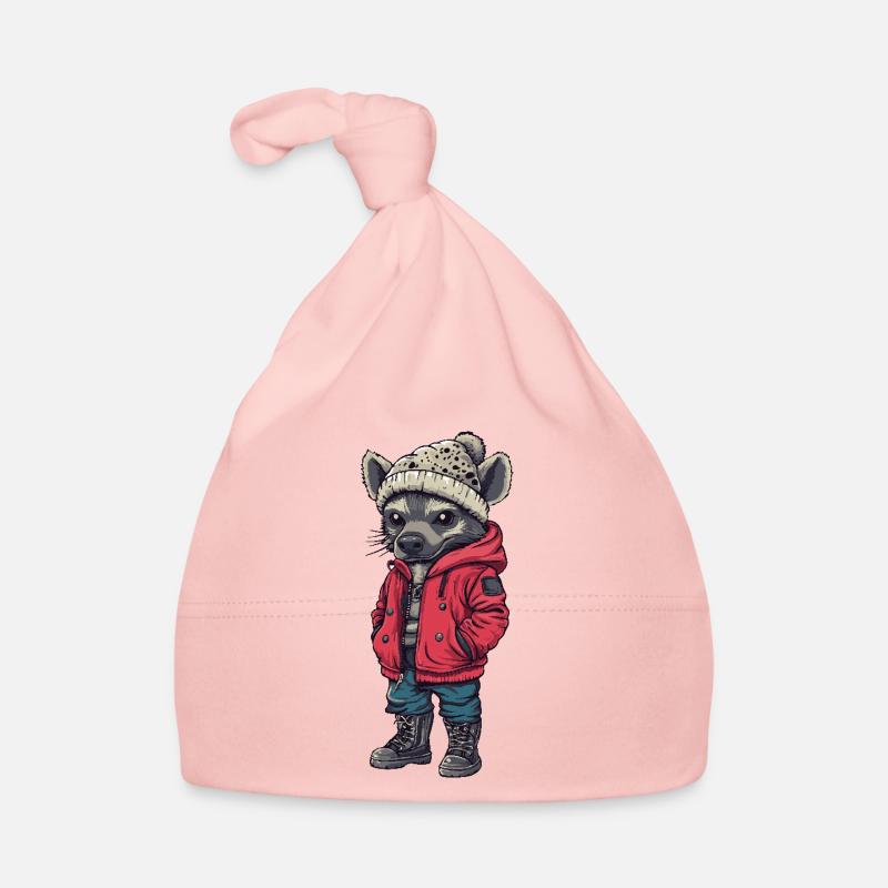 Hyäne Lustig Winter Baby Bio-Mütze