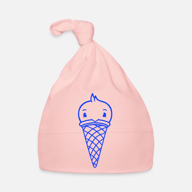 Vogel Eis Waffel Waffeleis Kugeln Eiscreme Eistüte Baby Bio-Mütze