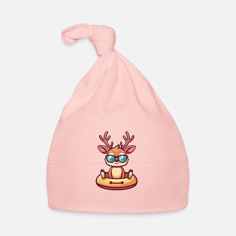 Hirsch Comic Cool Baby Bio-Mütze