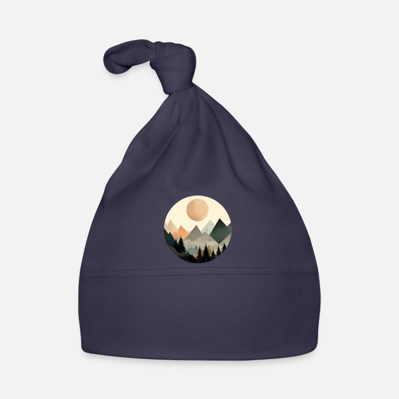Berge Baby Bio-Mütze