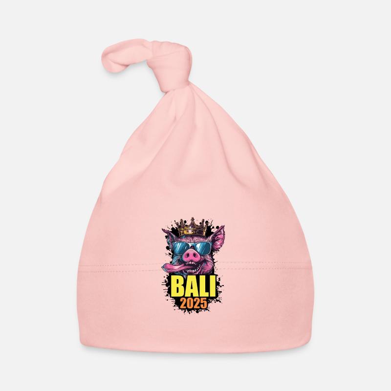 Bali 2025 Schwein Baby Bio-Mütze