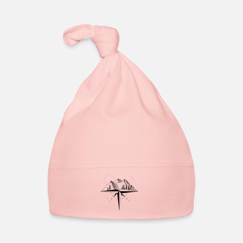 Berge Kompass Baby Bio-Mütze