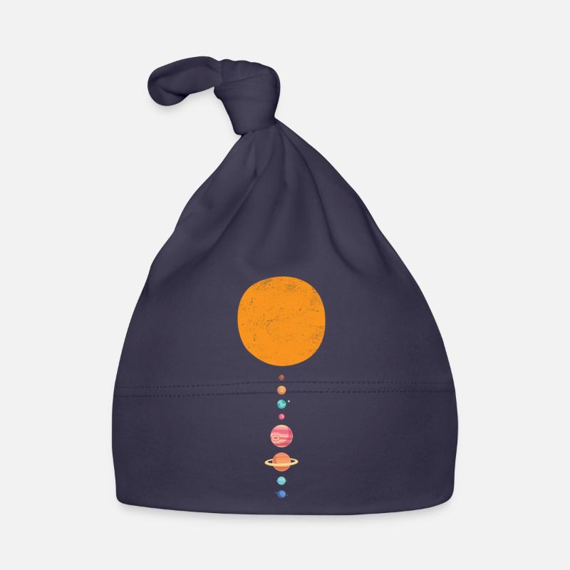 Système solaire et ses planètes : cadeau astronome Bonnet bio Bébé
