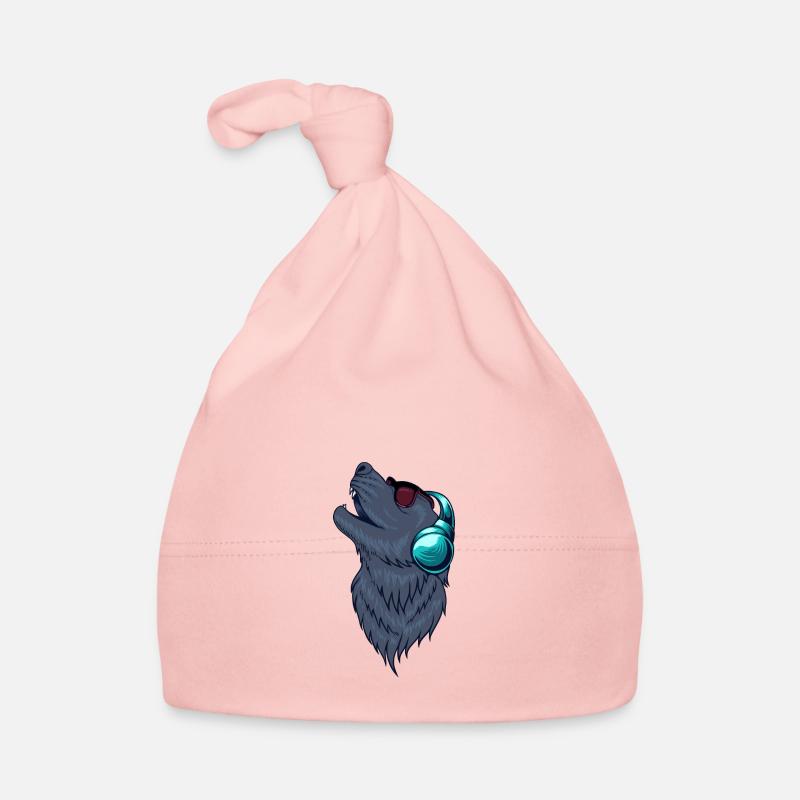 Wolf - Wolf Lover - Wolfstar - Loups - Lone Wolf Bonnet bio Bébé