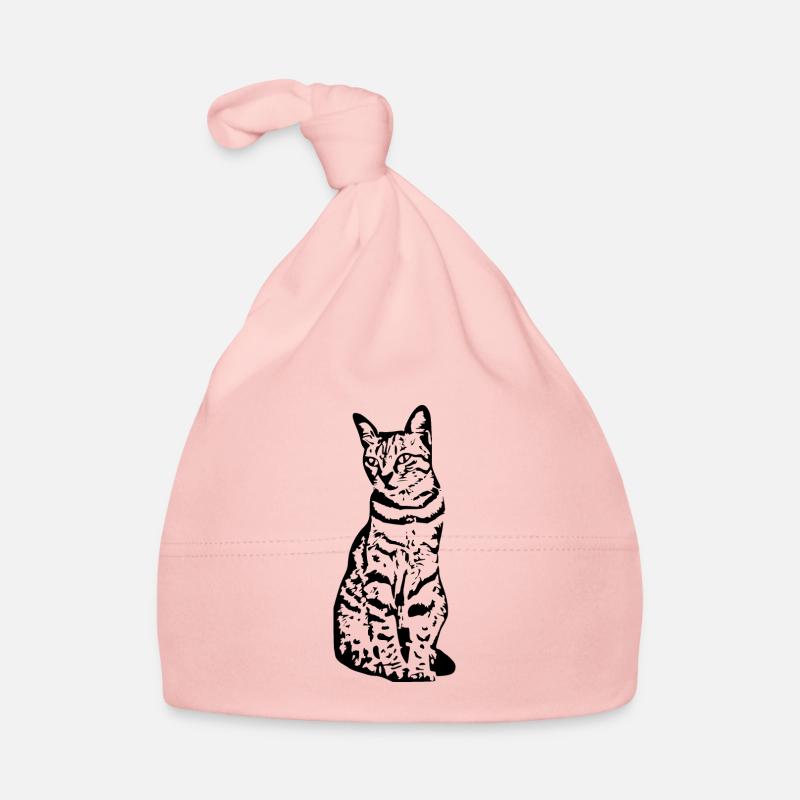 Katze Katzen Kätzchen Katzenshirt Geschenk Baby Bio-Mütze