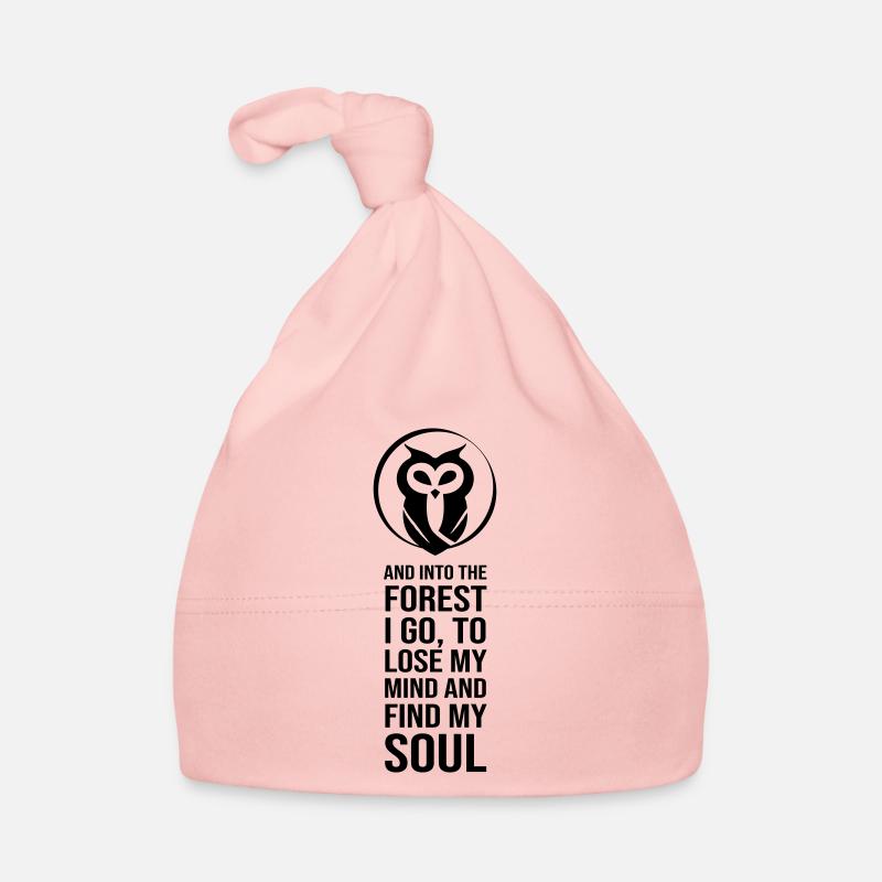 GOWILD - Into the forest Eule - Baby Bio-Mütze - Rosa