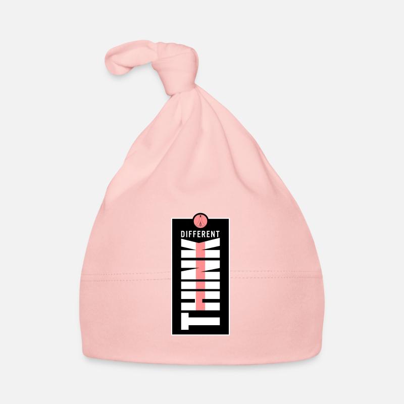 Think different. - Organic Baby Cap - pink