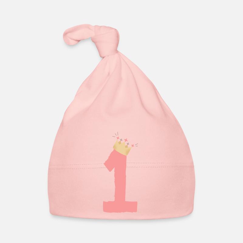 Geburtstag 1 Krone Zahl Baby Bio-Mütze