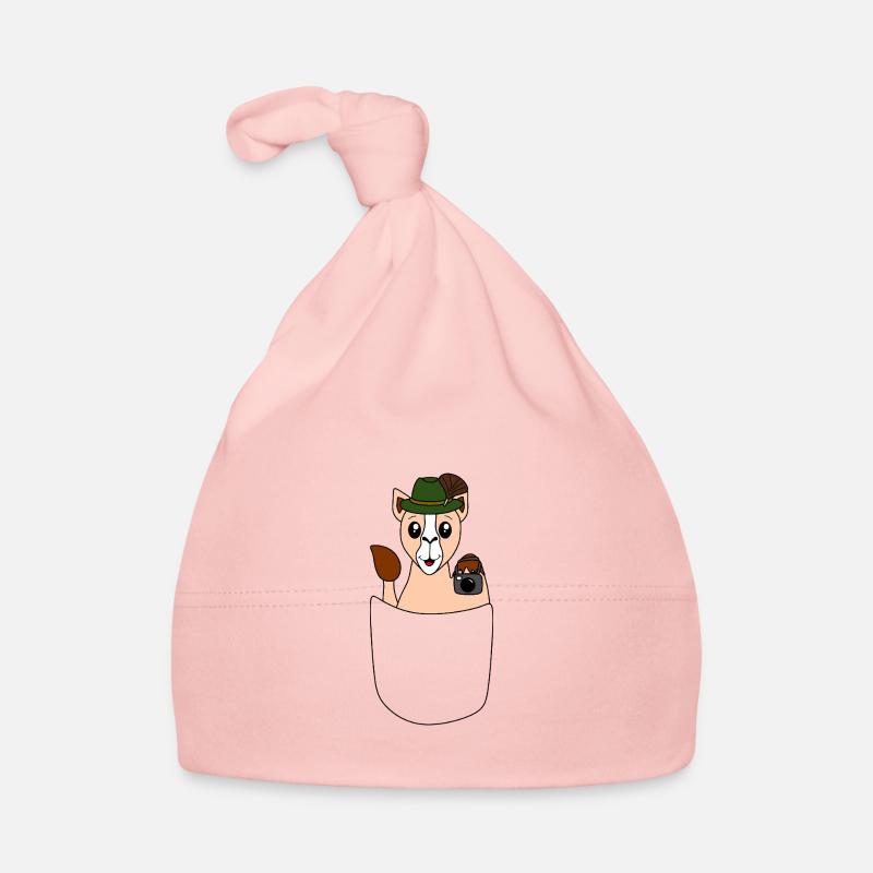 Dromadaire dans la poche de poitrine Bonnet bio Bébé