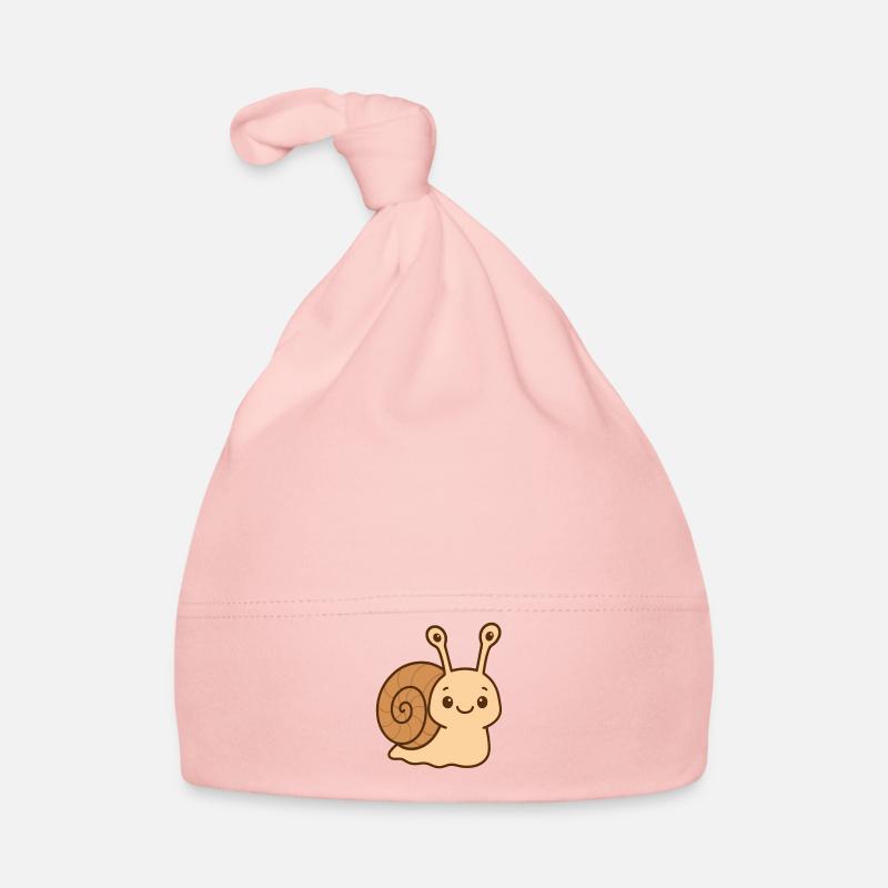 Cute Snail Organic Baby Cap