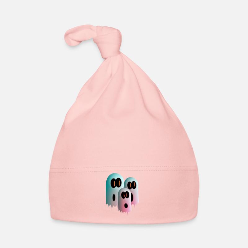 Fantômes - Bonnet bio Bébé - rose