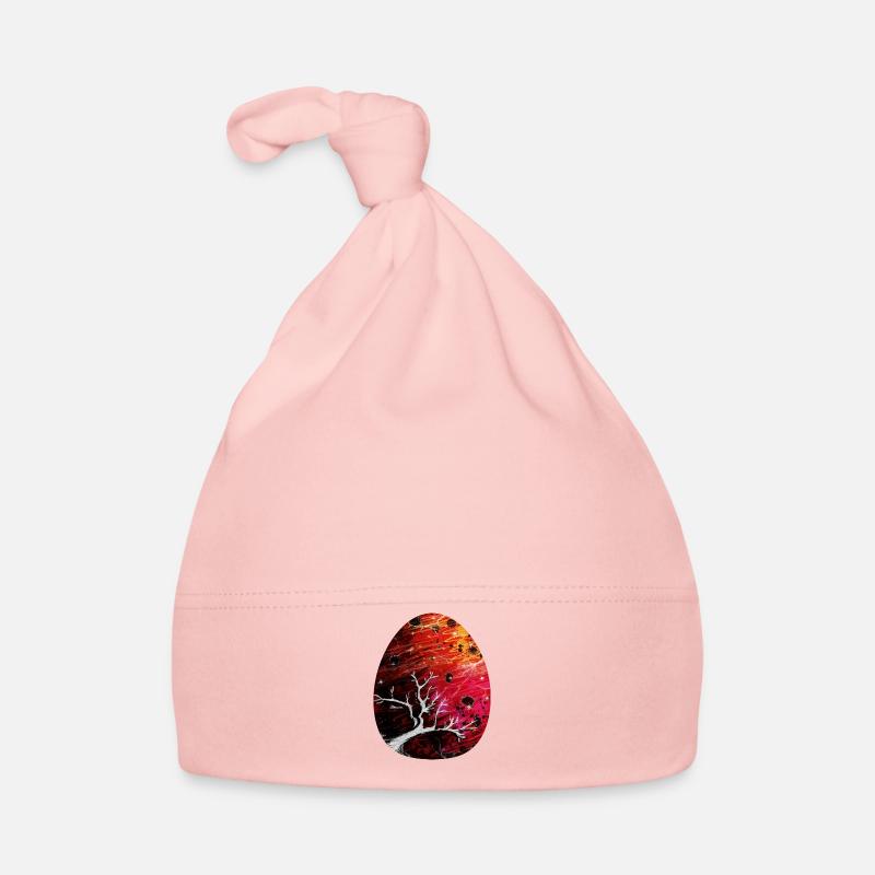 Dragon Egg Red Organic Baby Cap
