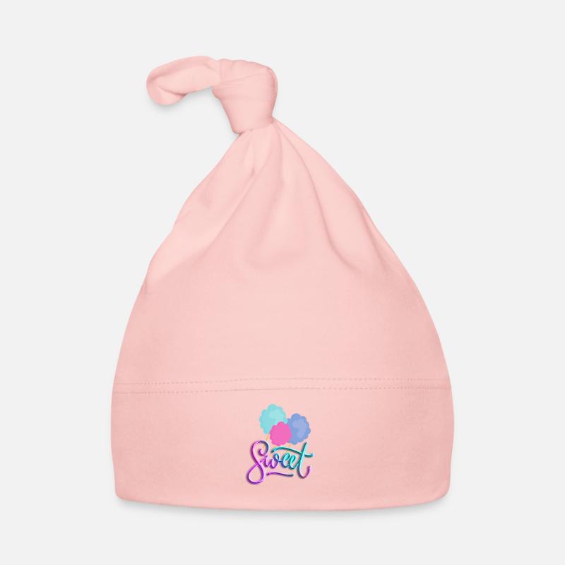 Sweet like Cotton Candy Baby Bio-Mütze