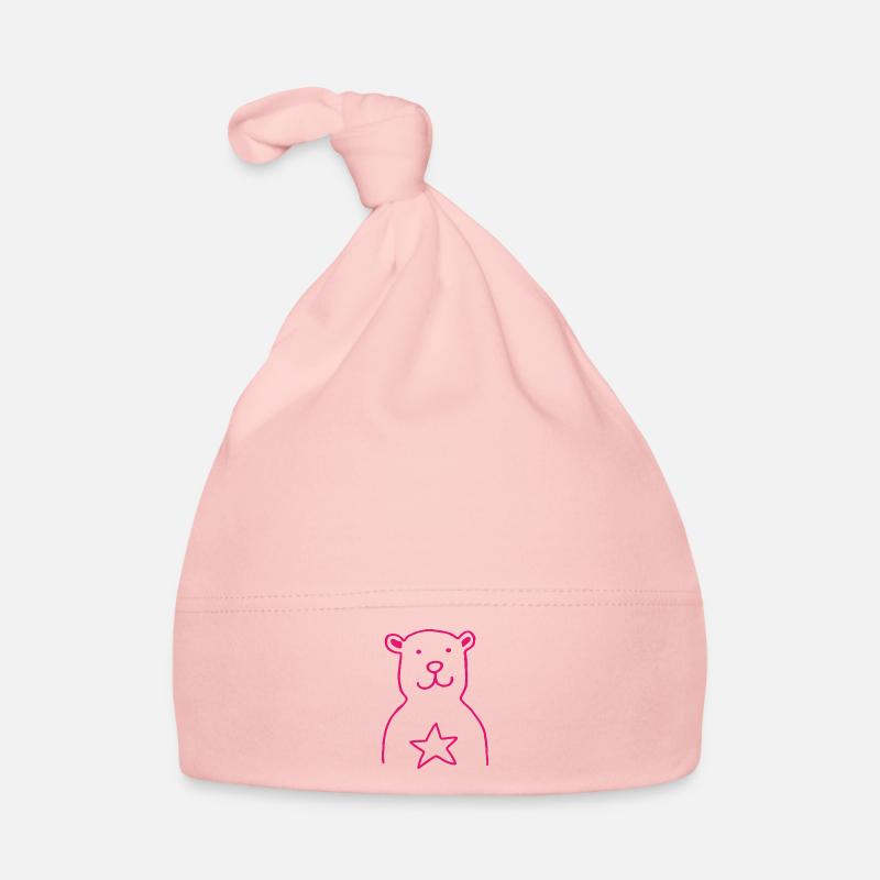 BAER STAR pink Baby Bio-Mütze