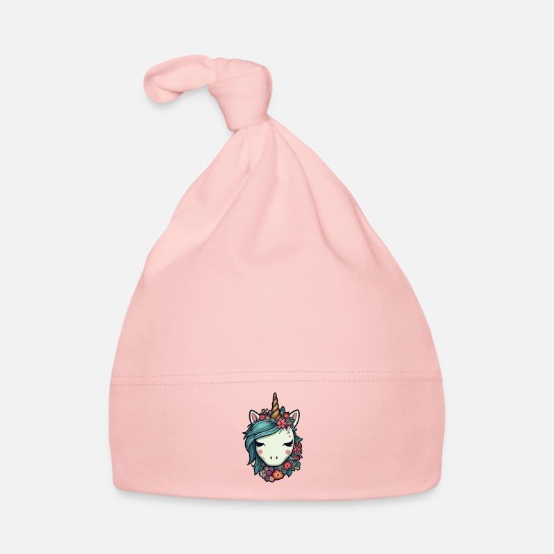 Cute unicorn Organic Baby Cap
