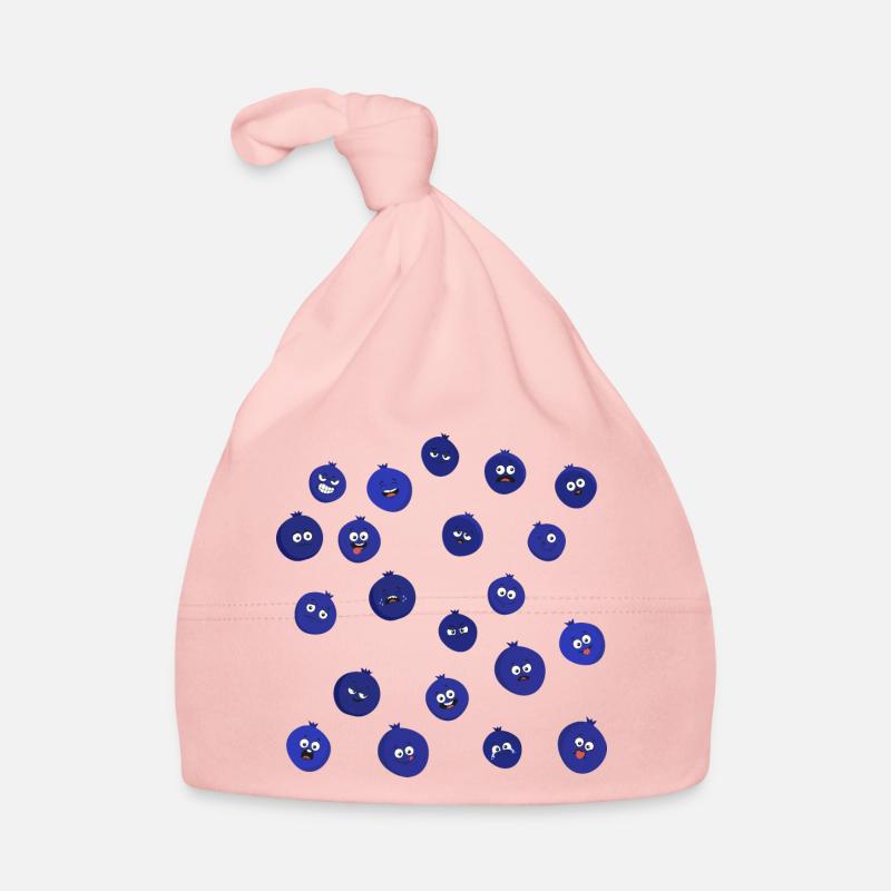 Heidelbeere - Baby Bio-Mütze - Rosa