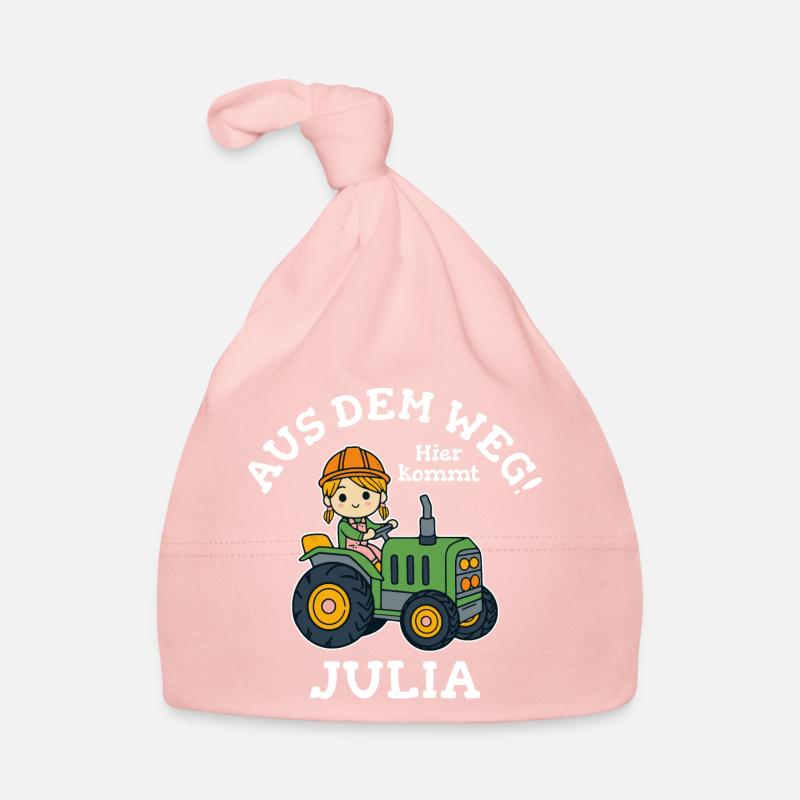Julia Name Traktor Baby Bio-Mütze