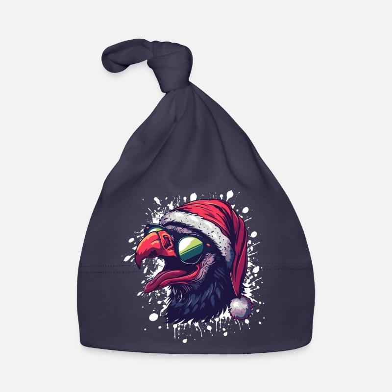 Harpie oiseau Noël drôle d’aigle Bonnet bio Bébé