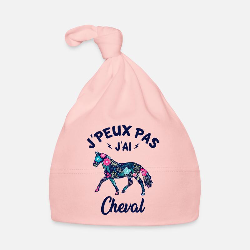j'peux pas j'ai cheval Bonnet bio Bébé