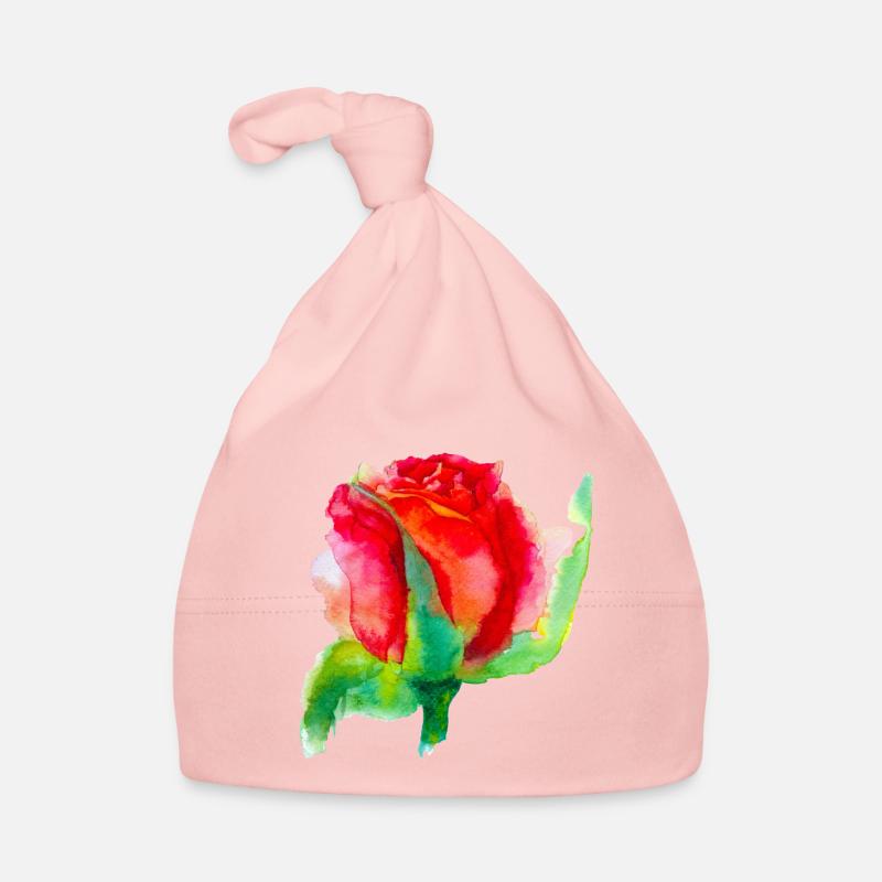 schöne Rosa Baby Bio-Mütze