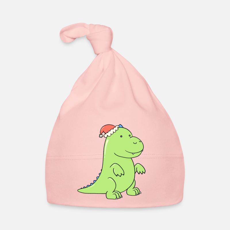 a little dinosaur is in love Organic Baby Cap