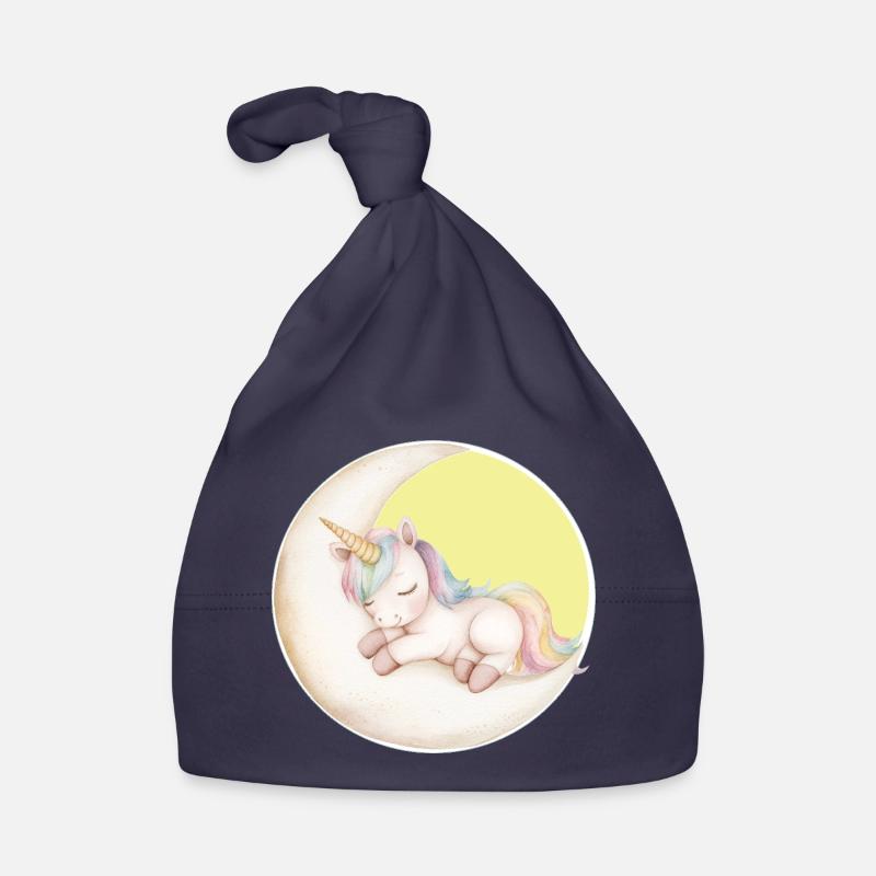 Niedliches Einhorn Baby Bio-Mütze