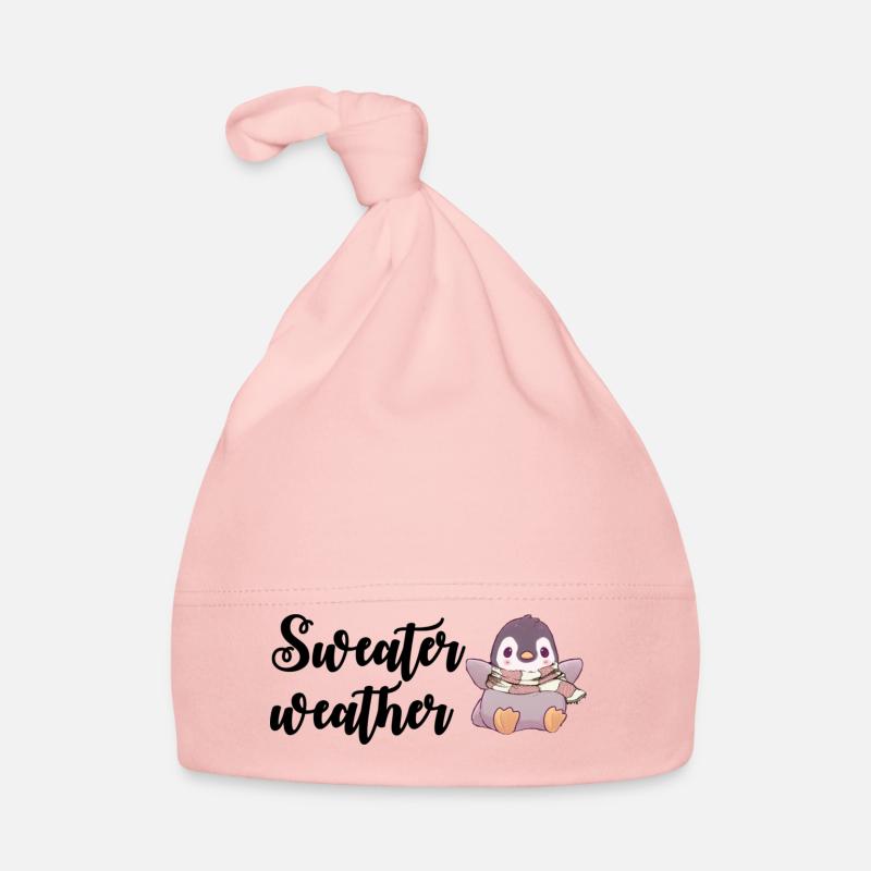 Pull Météo Pingouin Imprimé Bonnet bio Bébé