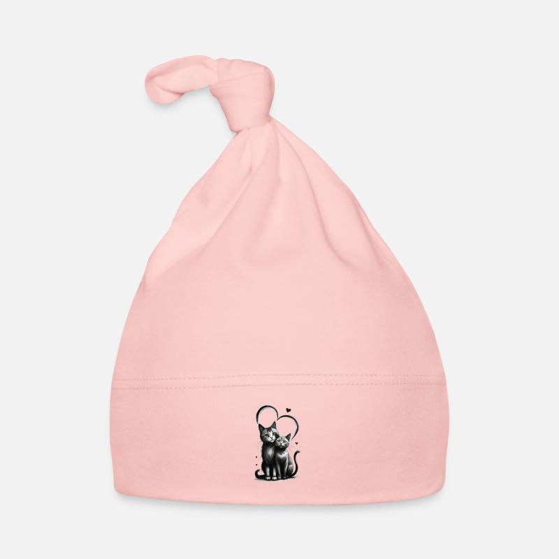 Katzenliebe Baby Bio-Mütze