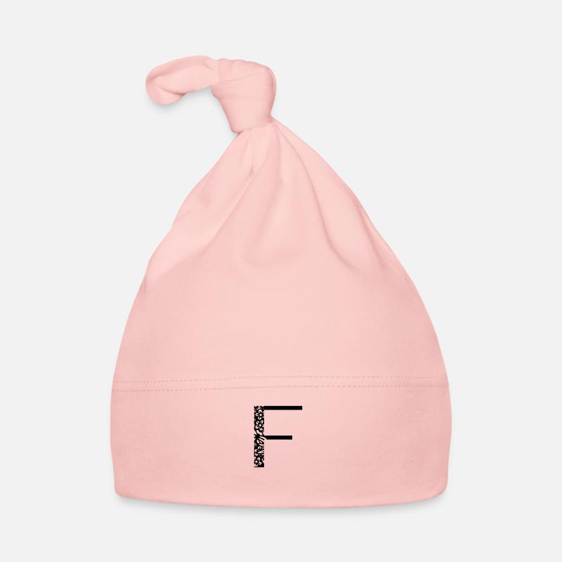 Buchstabe F Baby Bio-Mütze