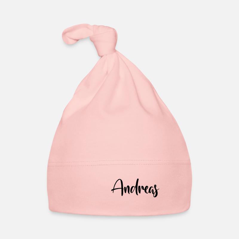 First name Andreas Organic Baby Cap
