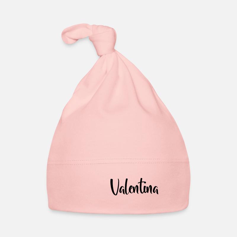 First name Valentina Organic Baby Cap