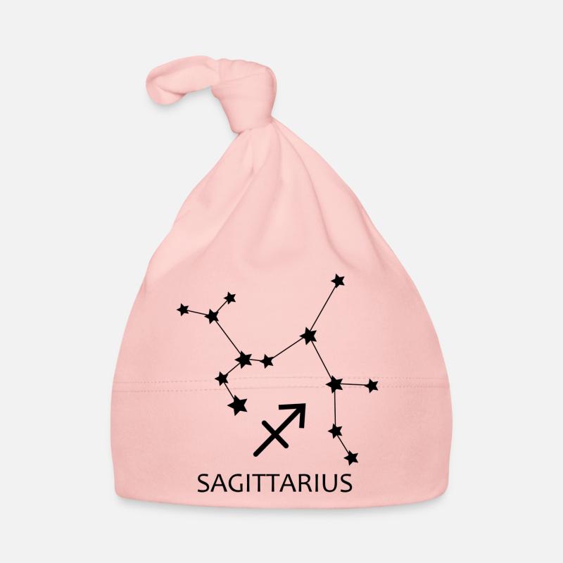 Horoscope Constellation du Sagittaire Sagittaire - Bonnet bio Bébé - rose