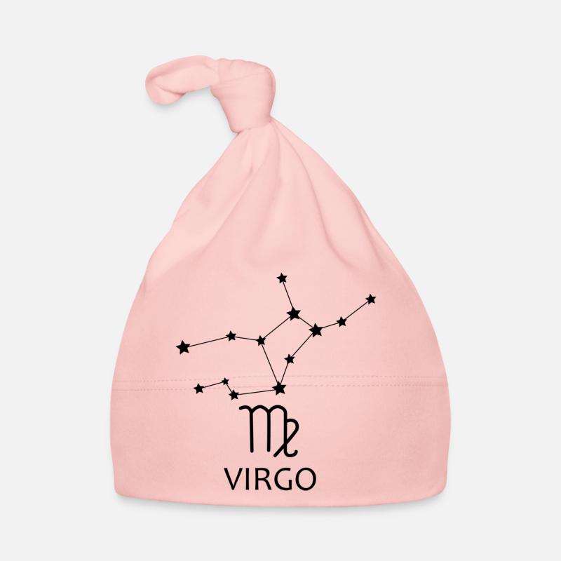 Horoscope Vierge Constellation de la Vierge - Bonnet bio Bébé - rose