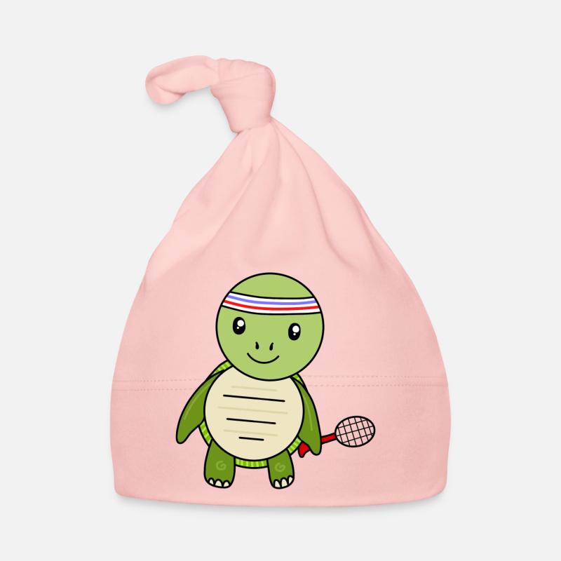 Tennis Turtle Organic Baby Cap