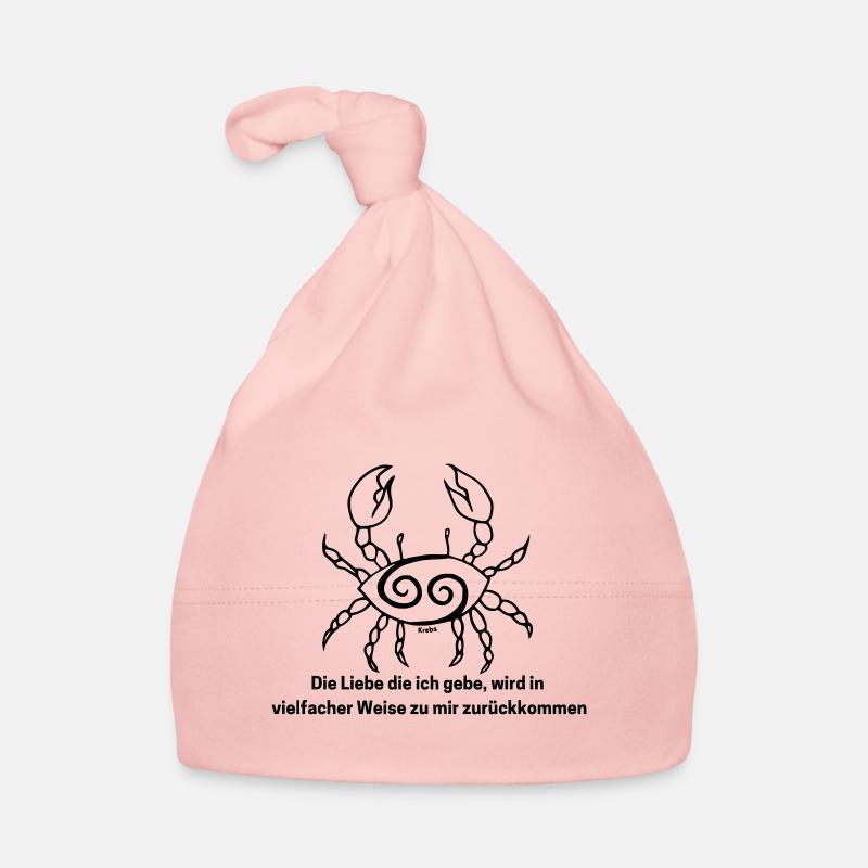 Sternzeichen Krebs Baby Bio-Mütze