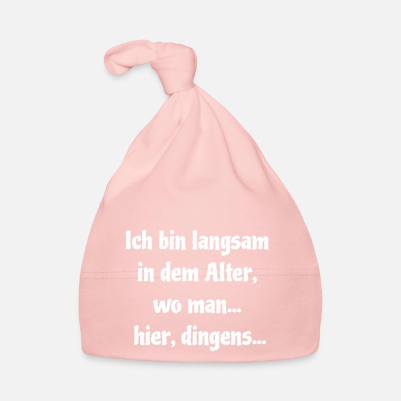 Langsam In Dem Alter Baby Bio-Mütze
