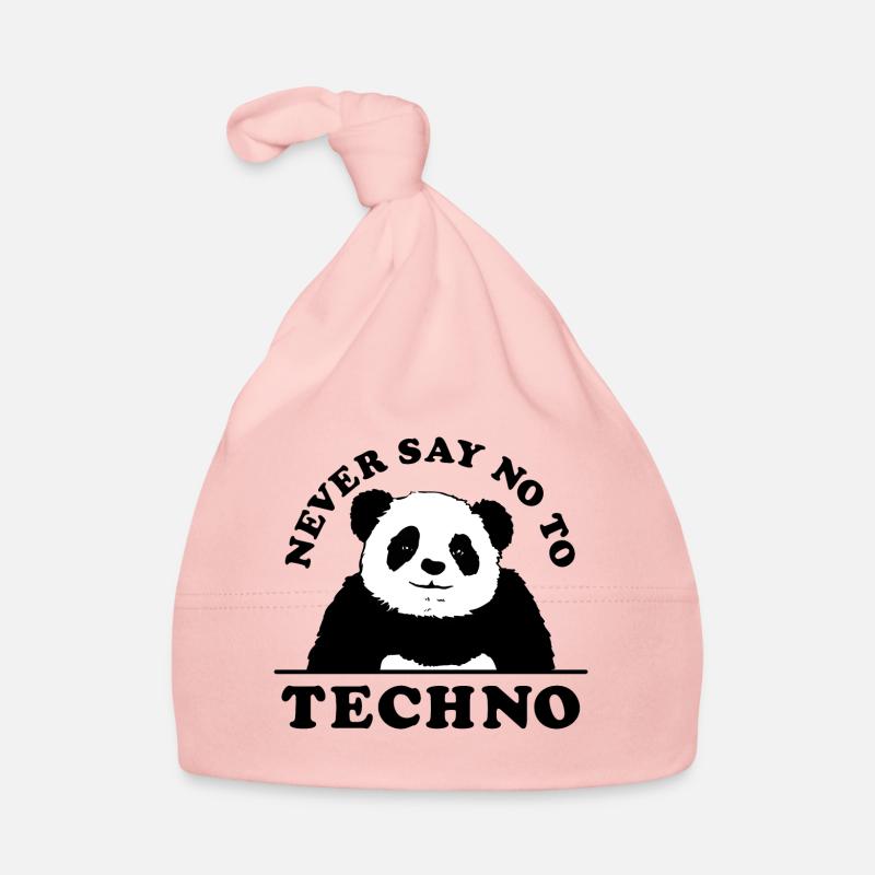 Never say no to techno II Organic Baby Cap