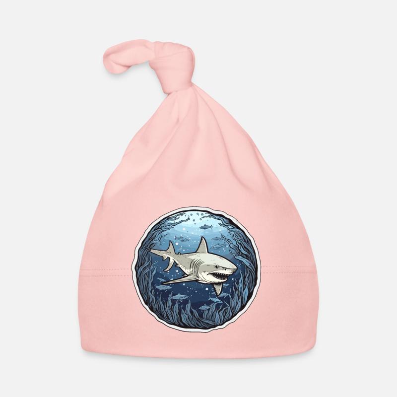 Shark Symphony Organic Baby Cap