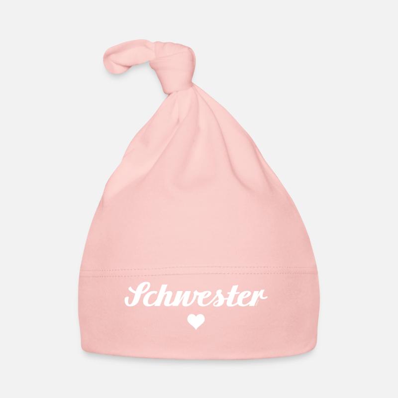 Soeur Coeur Blanc 2024 - Bonnet bio Bébé - rose