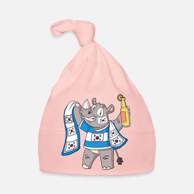 Rhino Fan Corée du Sud Bonnet bio Bébé