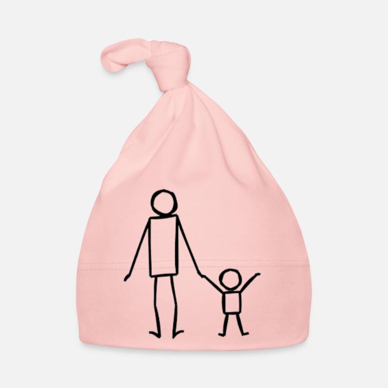 Hand In Hand Parent Dad Mom Organic Baby Cap