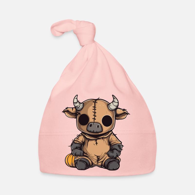Stier Halloween Comic Lustig Baby Bio-Mütze