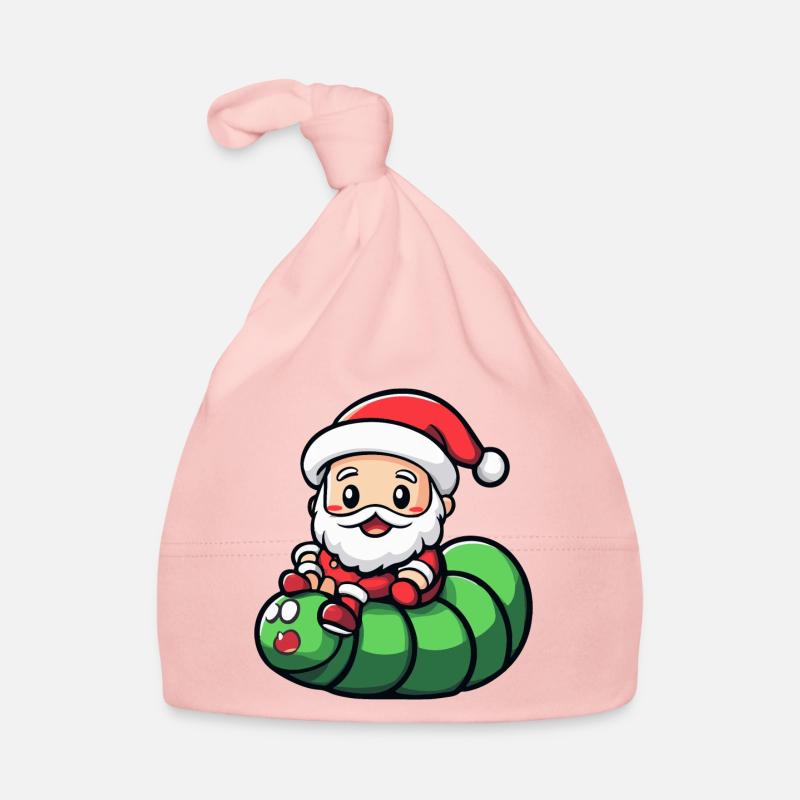 Wurm Weihnachtsmann Baby Bio-Mütze