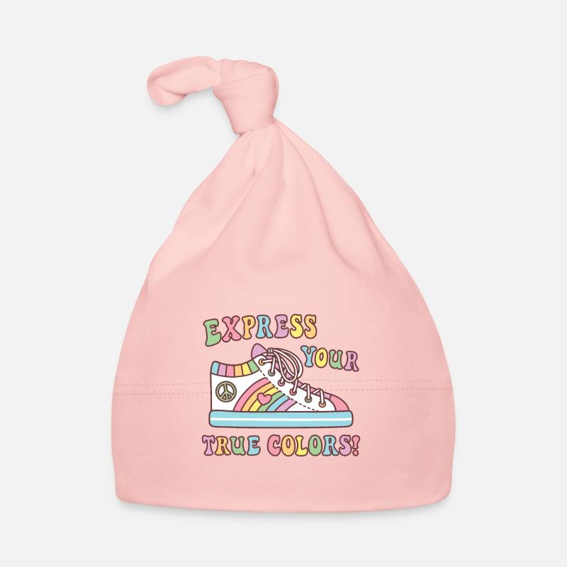 Bunter Schuh Express Your True Colors Stolz Baby Bio-Mütze