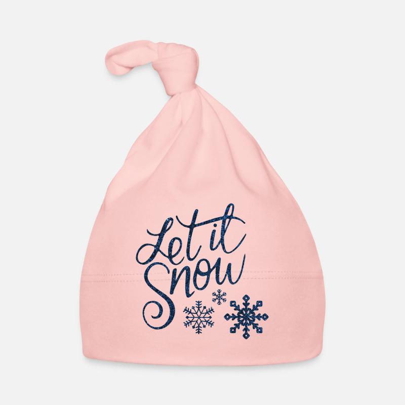 Let it snow Baby Bio-Mütze