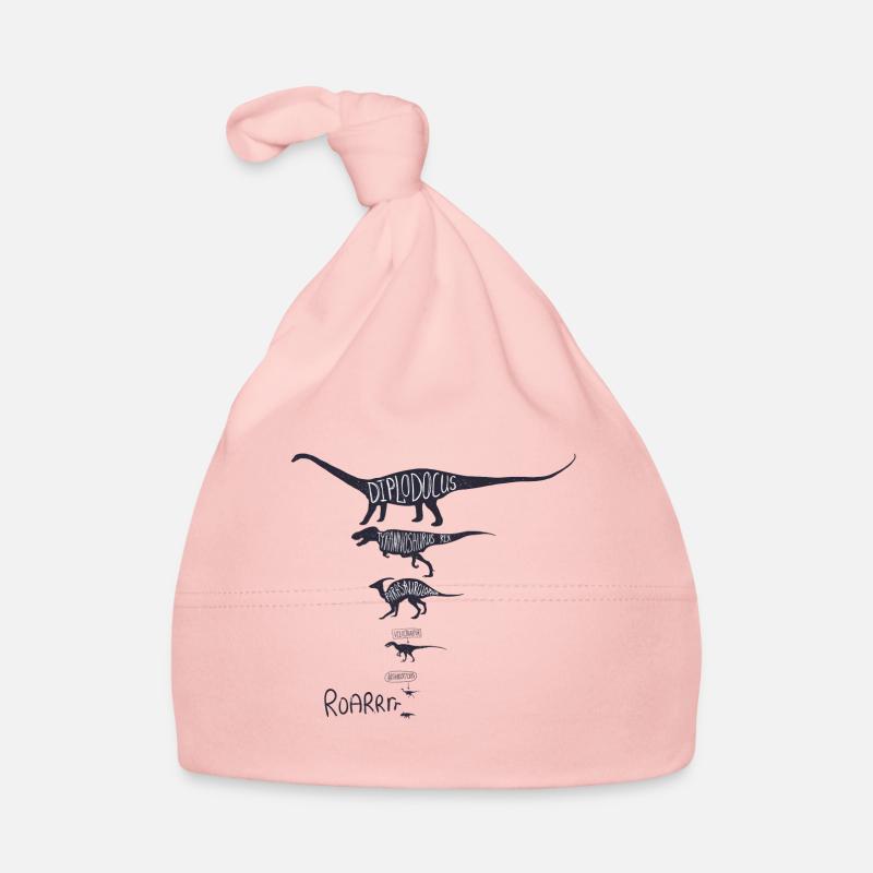 Dinosaurier - Baby Bio-Mütze - Rosa