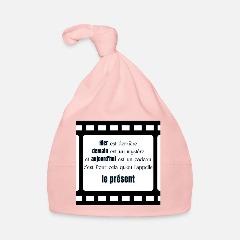 Proverbe de Chine de Proverbe Chinois et citation - Bonnet bio Bébé - rose