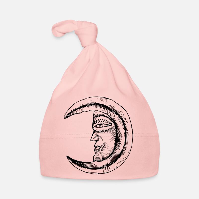 Gesicht des Mondes Baby Bio-Mütze