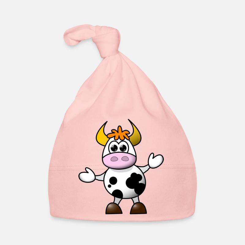 Clea the Cow Organic Baby Cap